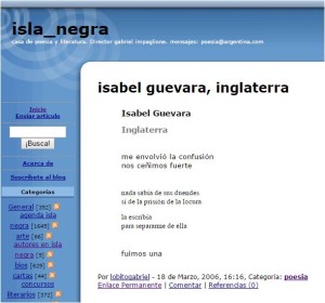 me envolvio la confusion  islanegra